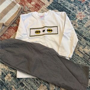 Kids Superhero Matching Set - White and Black